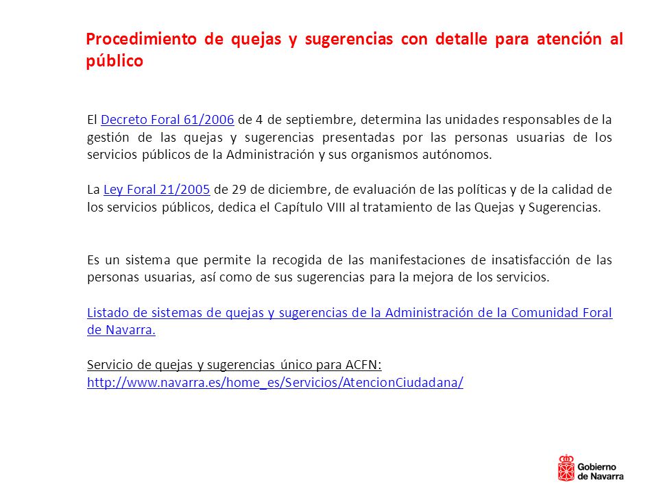 Procedimiento de quejas y sugerencias con detalle para atención al público