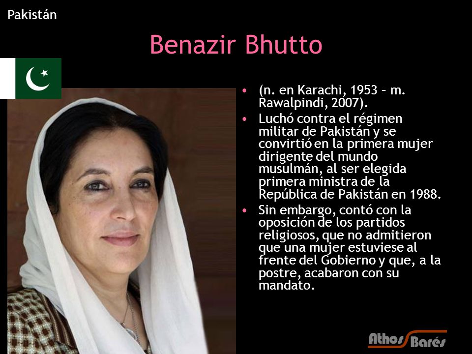 mujer primer ministro de pakistan