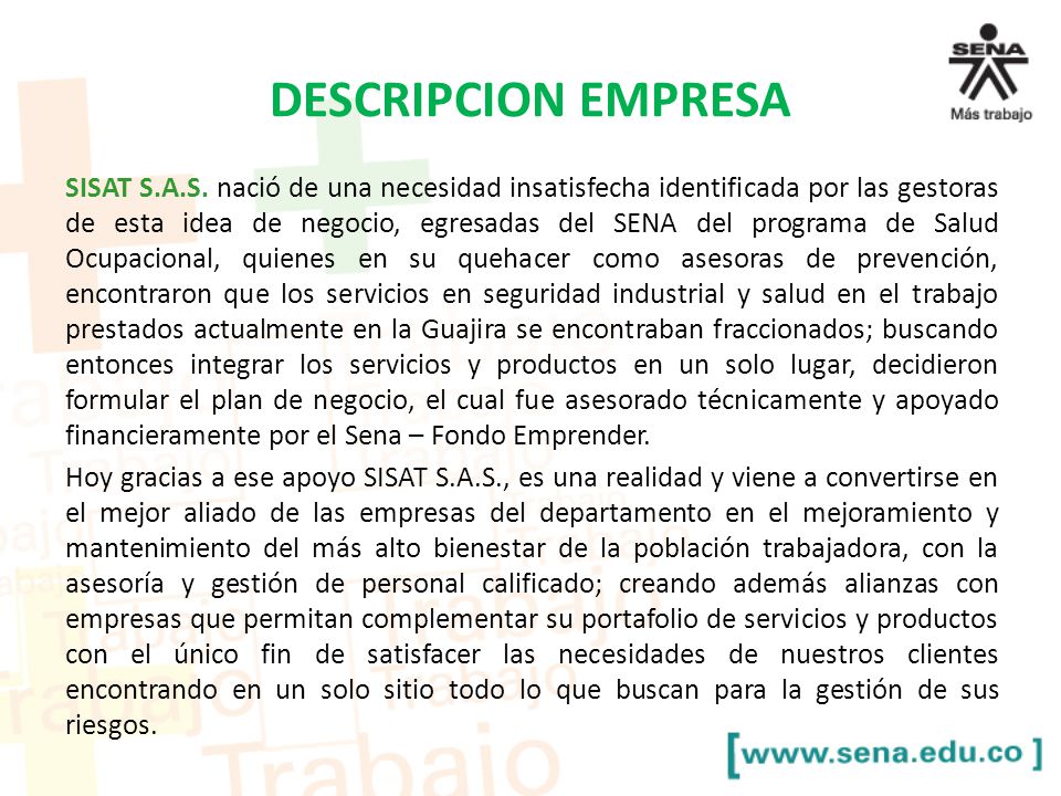 DESCRIPCION EMPRESA