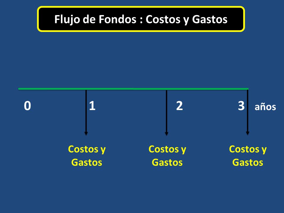 Flujo de Fondos : Costos y Gastos