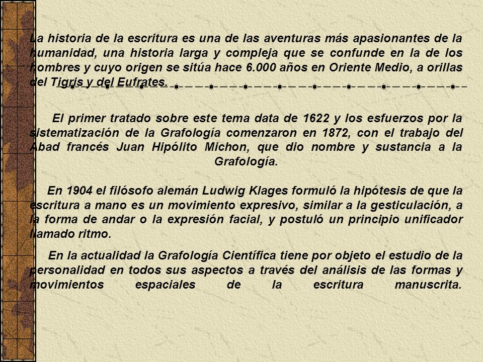 La historia de la escritura es una de las aventuras más apasionantes de la humanidad, una historia larga y compleja que se confunde en la de los hombres y cuyo origen se sitúa hace años en Oriente Medio, a orillas del Tigris y del Eufrates.