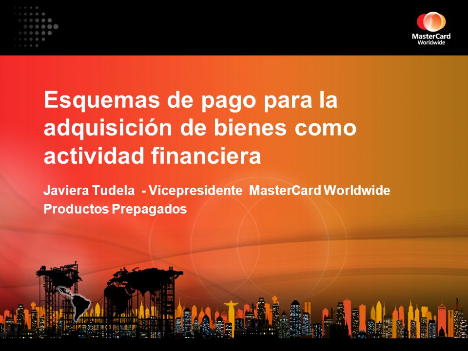 Esquemas de pago para la adquisición de bienes como actividad financiera