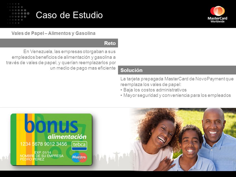 Caso de Estudio Reto Solución Vales de Papel – Alimentos y Gasolina