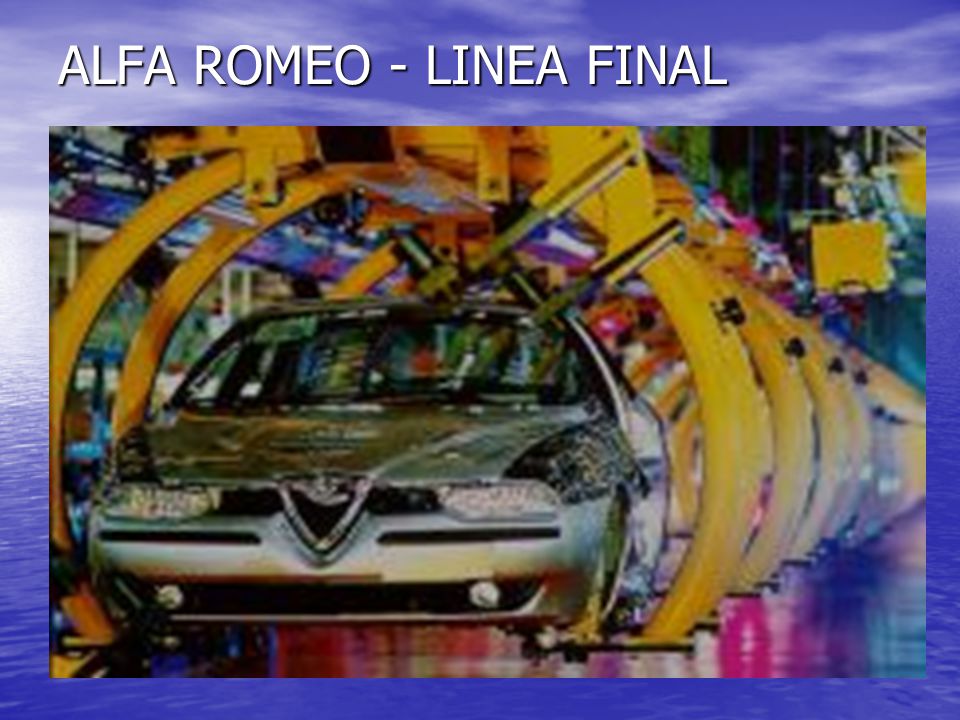 ALFA ROMEO - LINEA FINAL