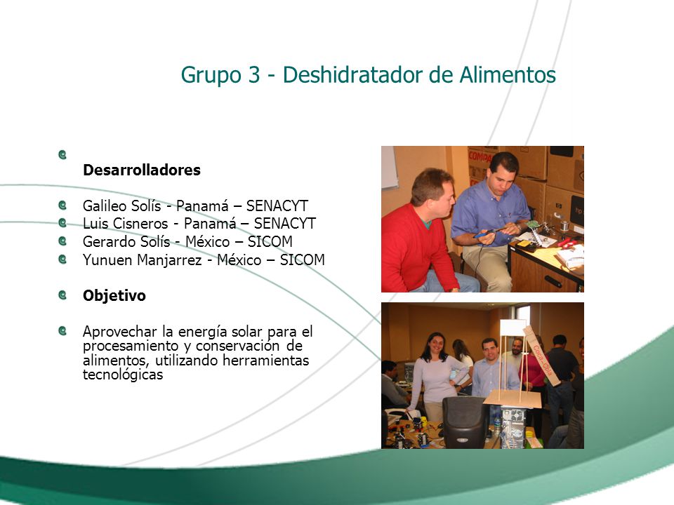 Grupo 3 - Deshidratador de Alimentos
