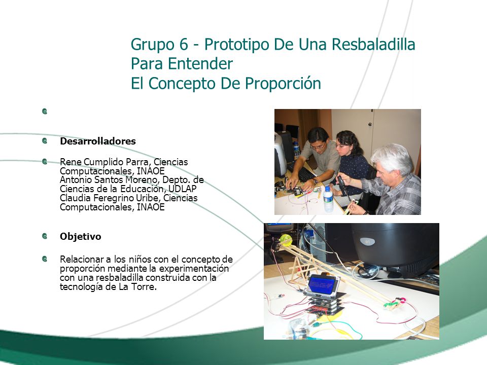 Grupo 6 - Prototipo De Una Resbaladilla Para Entender El Concepto De Proporción
