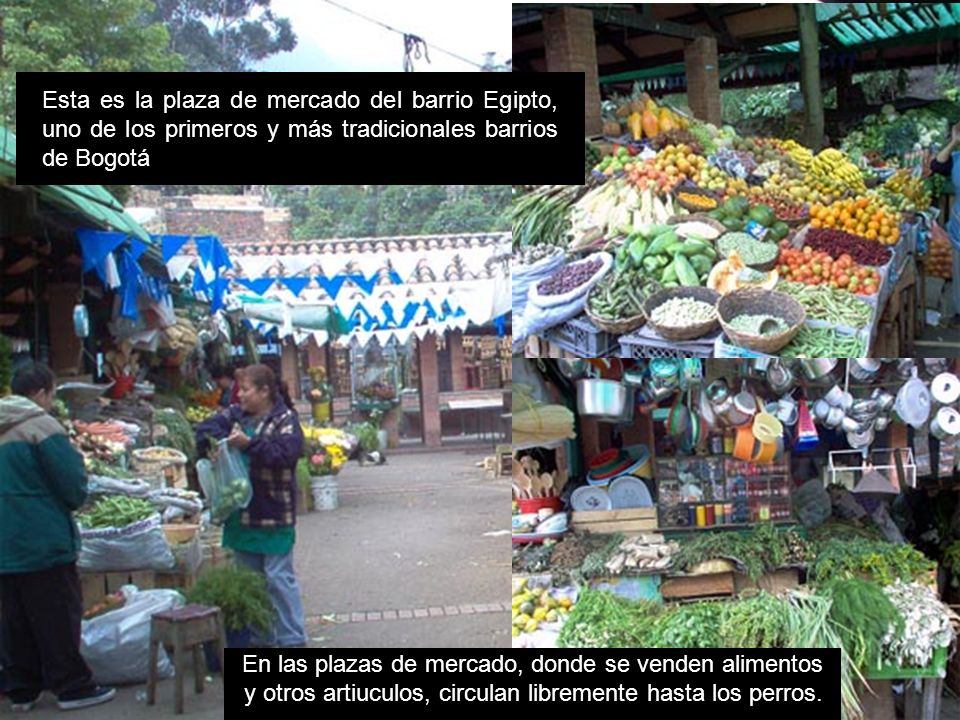 Esta es la plaza de mercado del barrio Egipto, uno de los primeros y más tradicionales barrios de Bogotá