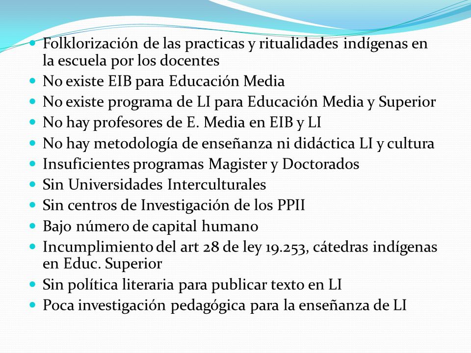 Folklorización de las practicas y ritualidades indígenas en la escuela por los docentes