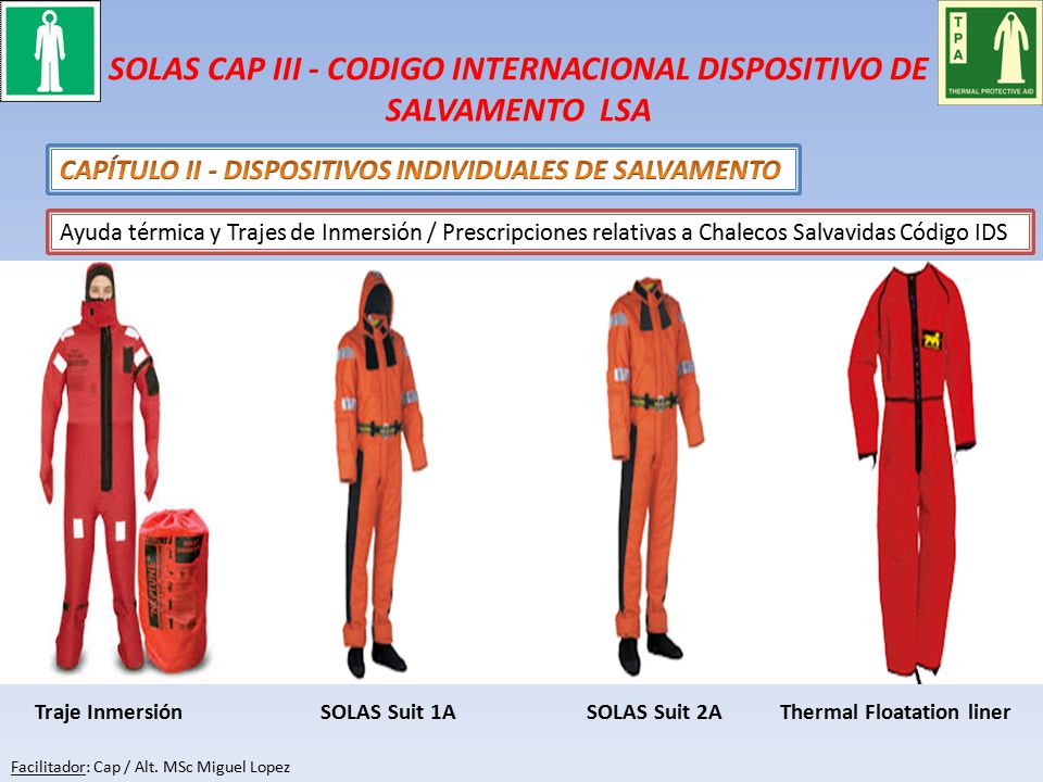 SOLAS CAP III - CODIGO INTERNACIONAL DISPOSITIVO DE SALVAMENTO LSA