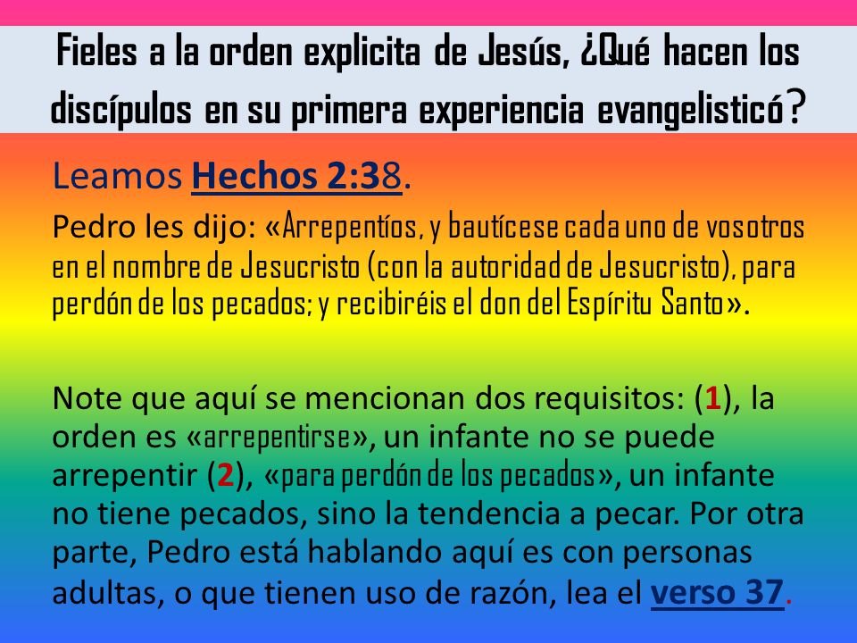 Fieles a la orden explicita de Jesús, ¿Qué hacen los discípulos en su primera experiencia evangelisticó