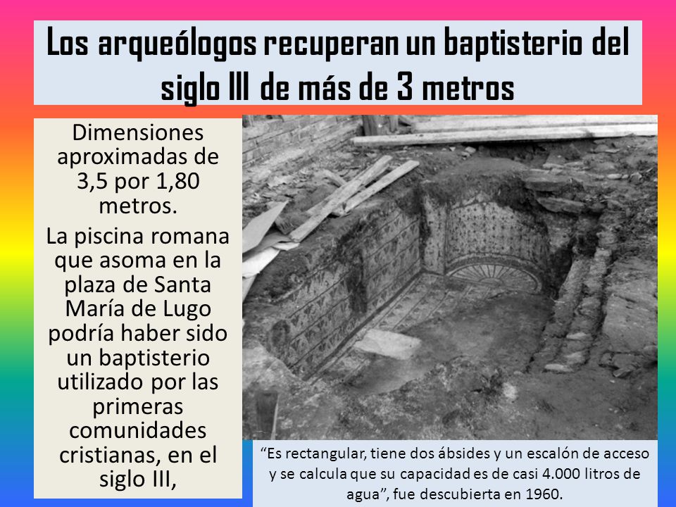 Los arqueólogos recuperan un baptisterio del siglo III de más de 3 metros