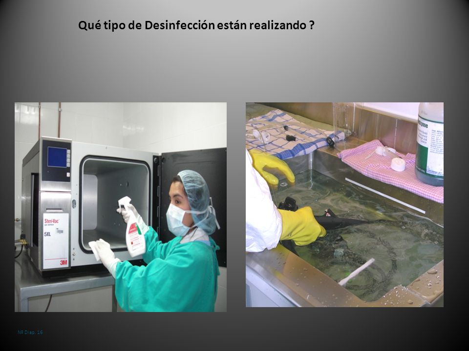 Qué tipo de Desinfección están realizando