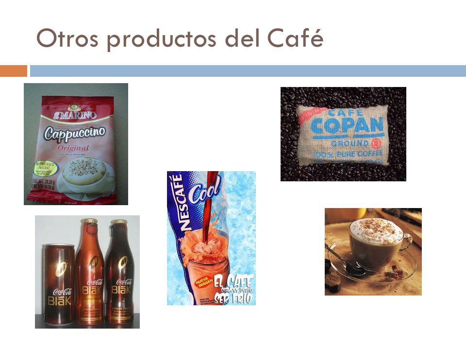 Otros productos del Café
