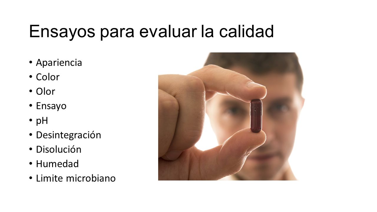 Ensayos para evaluar la calidad