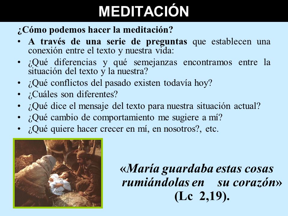 «María guardaba estas cosas rumiándolas en su corazón» (Lc 2,19).