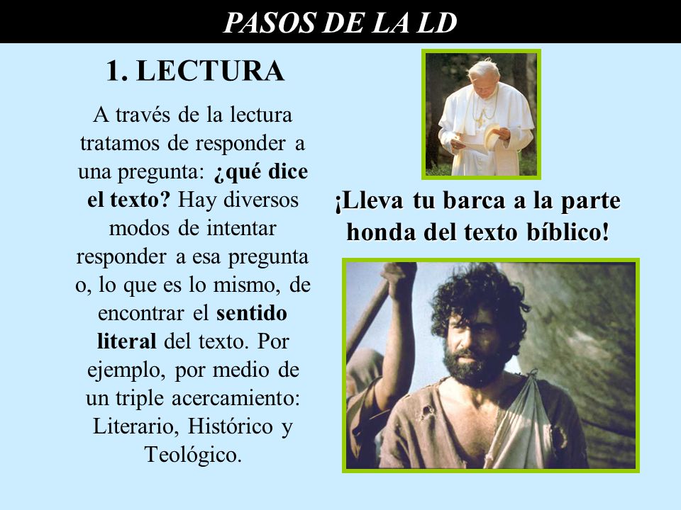 ¡Lleva tu barca a la parte honda del texto bíblico!