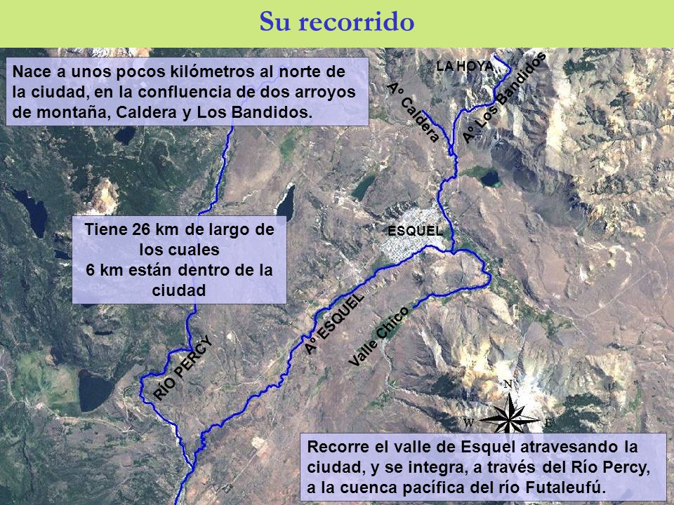 Tiene 26 km de largo de los cuales 6 km están dentro de la ciudad