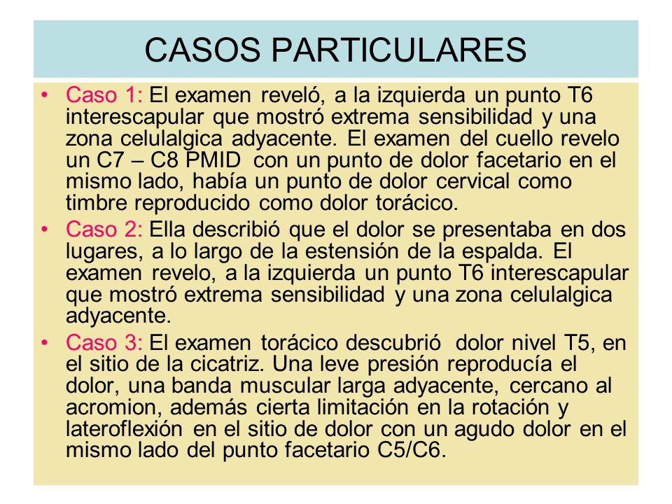 CASOS PARTICULARES