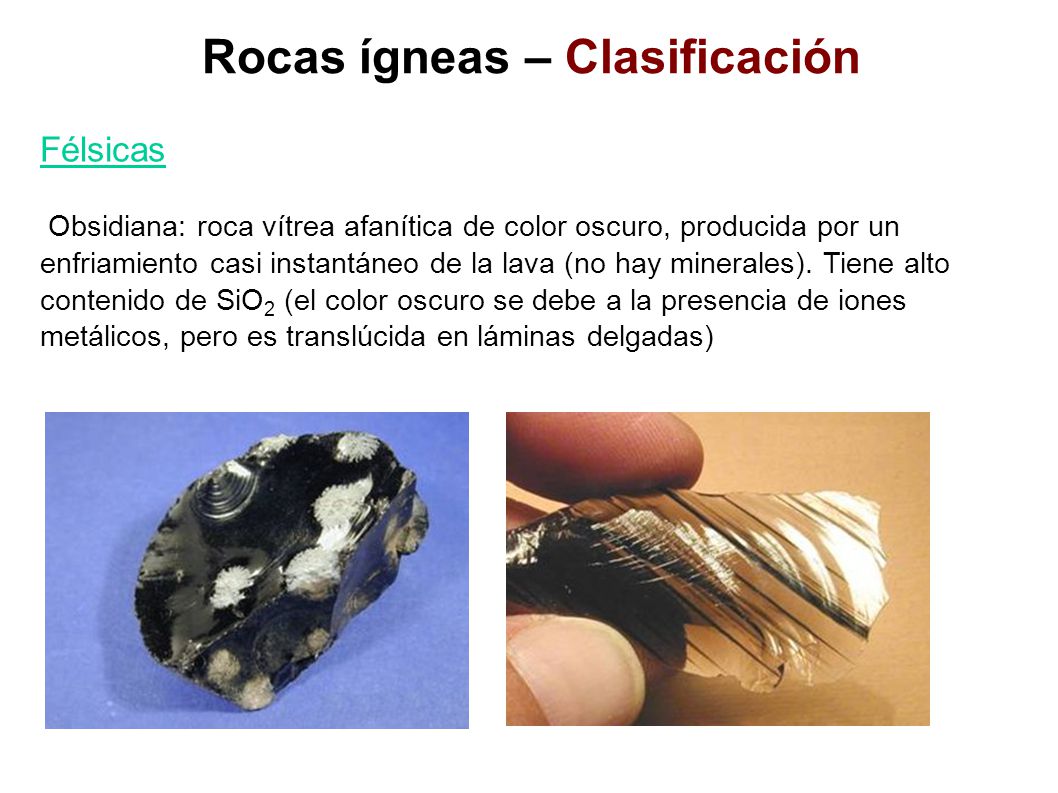 Rocas ígneas – Clasificación