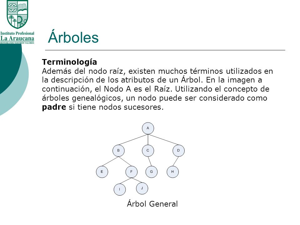 Árboles Terminología.