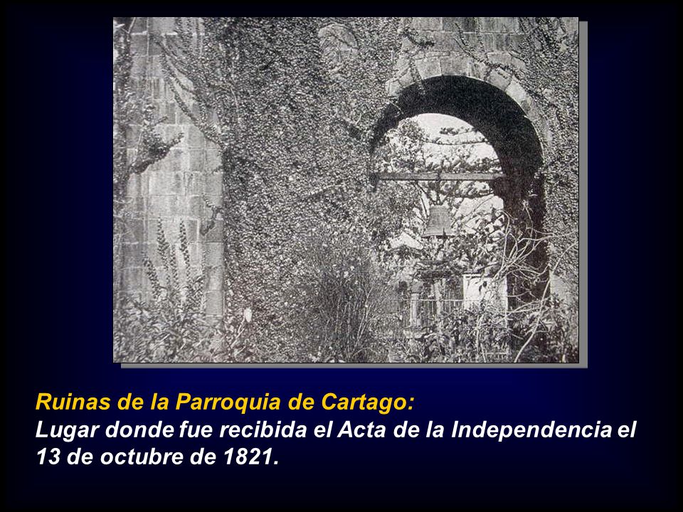 Ruinas de la Parroquia de Cartago: