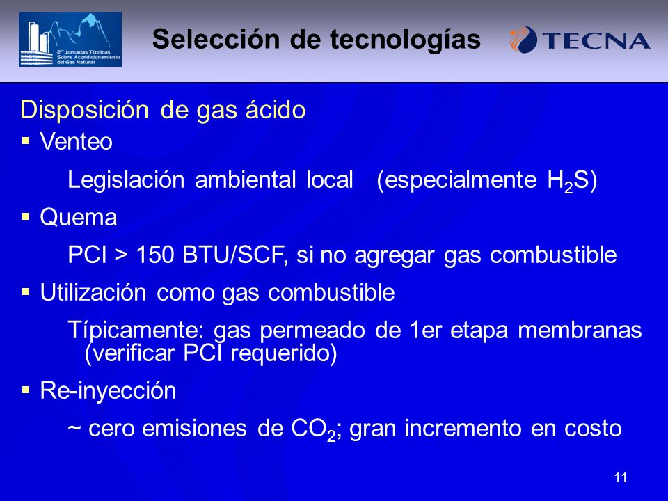 Selección de tecnologías