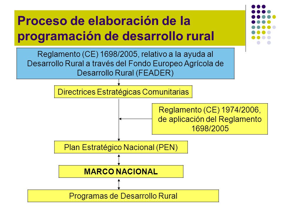 Proceso de elaboración de la programación de desarrollo rural