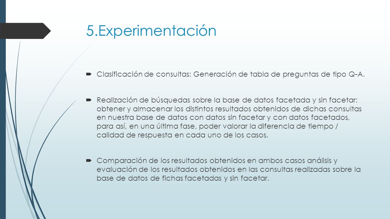 5.Experimentación Clasificación de consultas: Generación de tabla de preguntas de tipo Q-A.