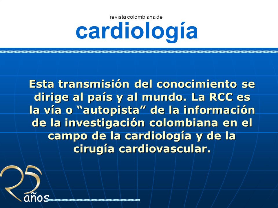 Esta transmisión del conocimiento se dirige al país y al mundo