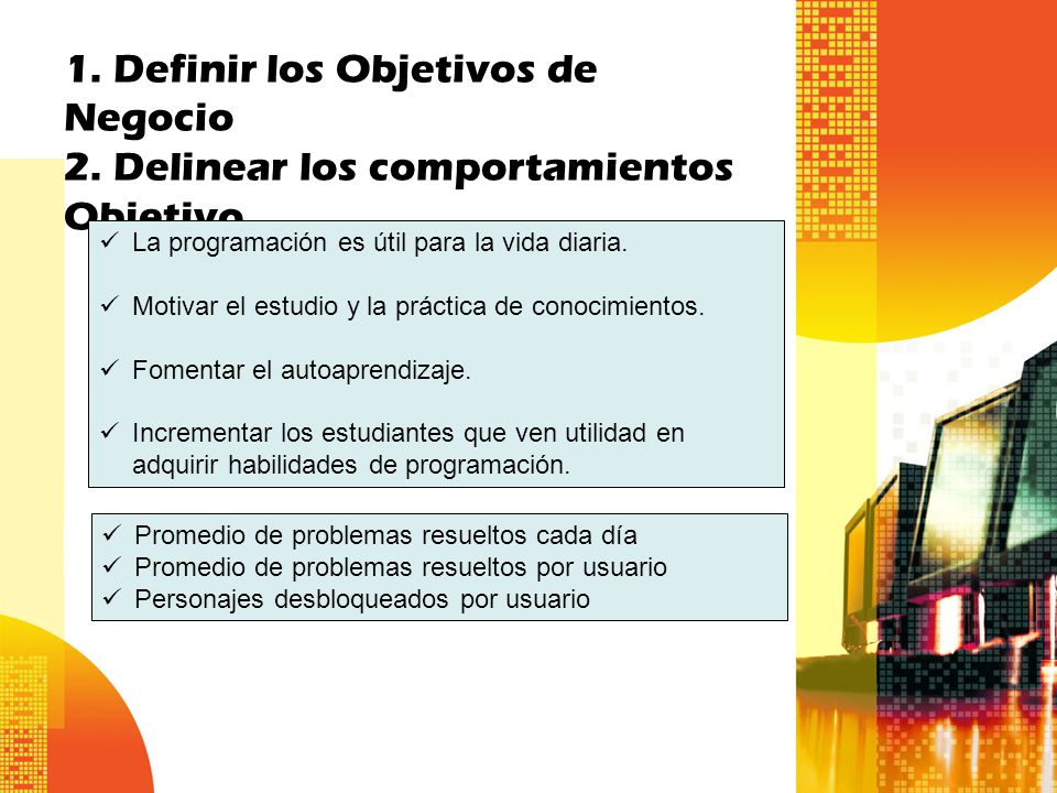 1. Definir los Objetivos de Negocio 2