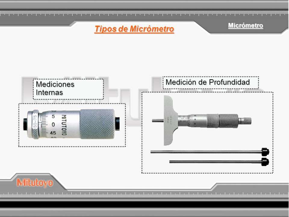 Tipos de Micrómetro Medición de Profundidad Mediciones Internas