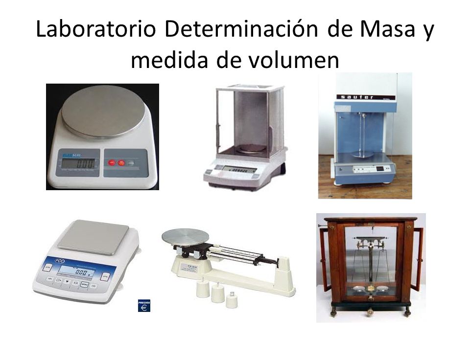 Laboratorio Determinación de Masa y medida de volumen