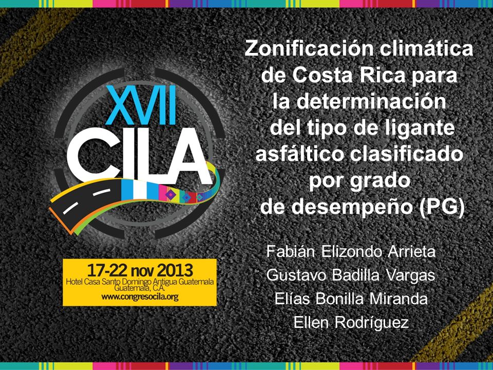 Zonificación climática de Costa Rica para la determinación del tipo de ligante asfáltico clasificado por grado de desempeño (PG)