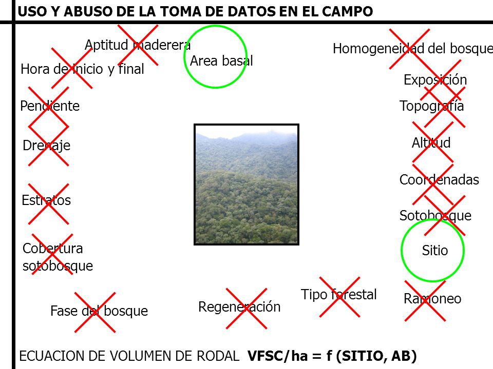 USO Y ABUSO DE LA TOMA DE DATOS EN EL CAMPO
