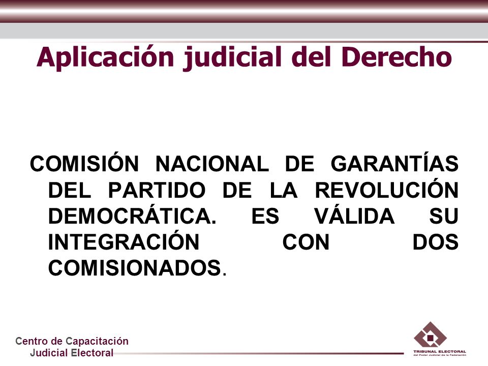Aplicación judicial del Derecho