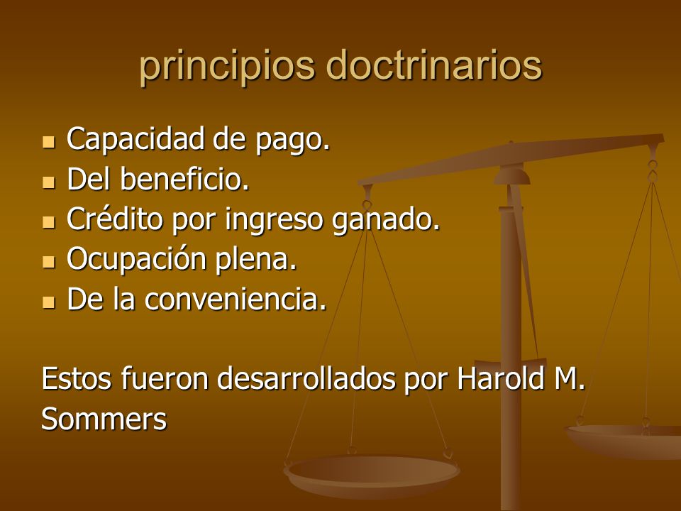 principios doctrinarios