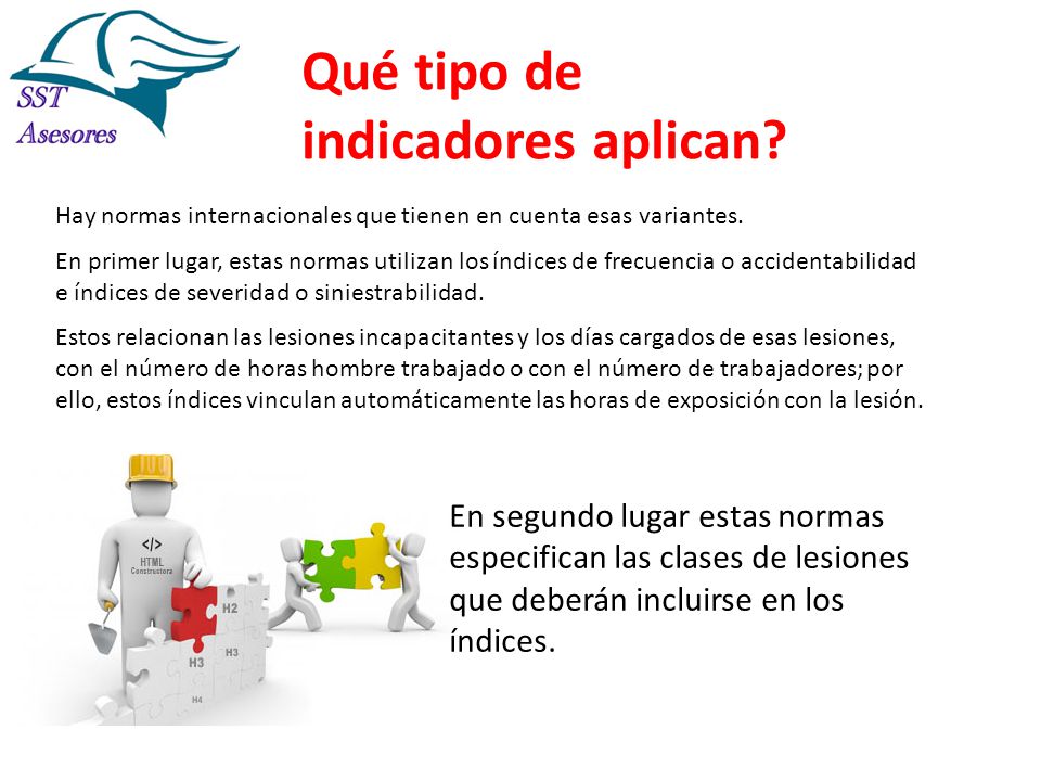 Qué tipo de indicadores aplican