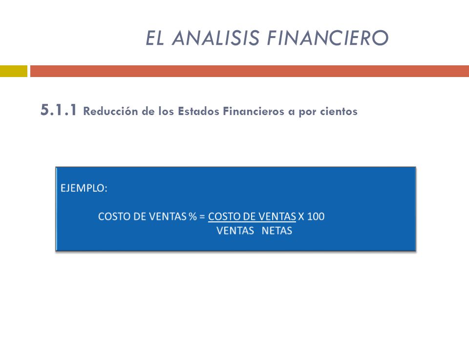 EL ANALISIS FINANCIERO