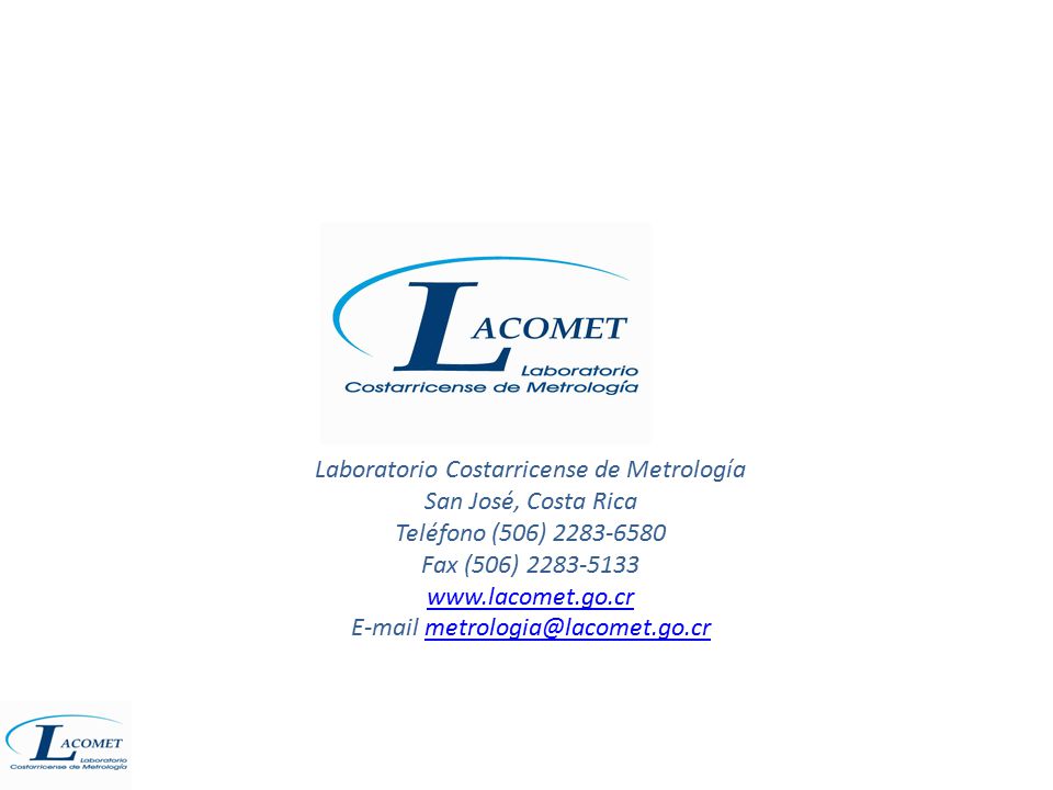 Laboratorio Costarricense de Metrología San José, Costa Rica