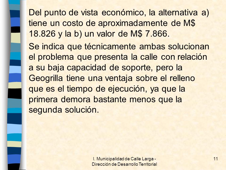 I. Municipalidad de Calle Larga - Dirección de Desarrollo Territorial
