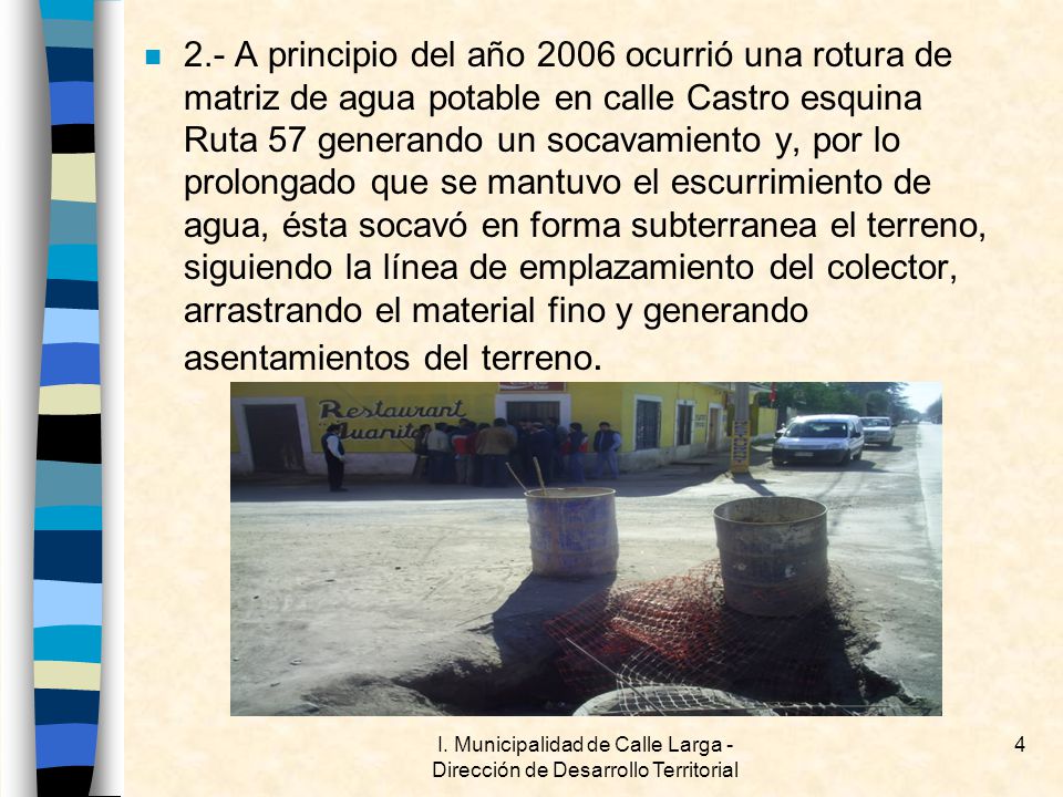 I. Municipalidad de Calle Larga - Dirección de Desarrollo Territorial