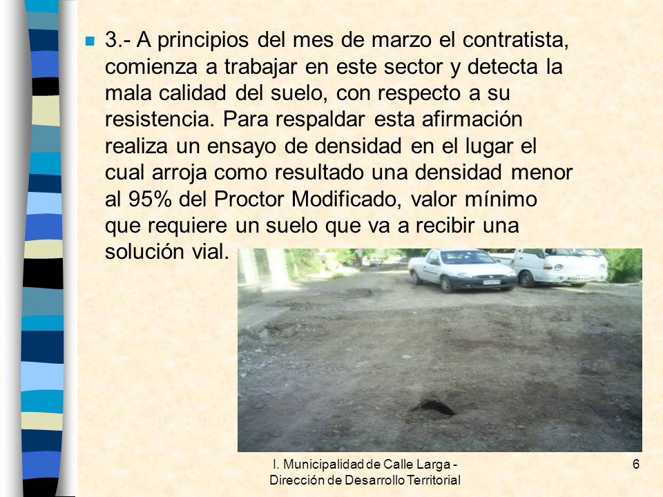 I. Municipalidad de Calle Larga - Dirección de Desarrollo Territorial