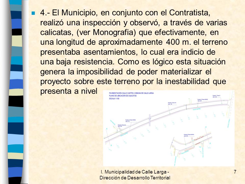 I. Municipalidad de Calle Larga - Dirección de Desarrollo Territorial