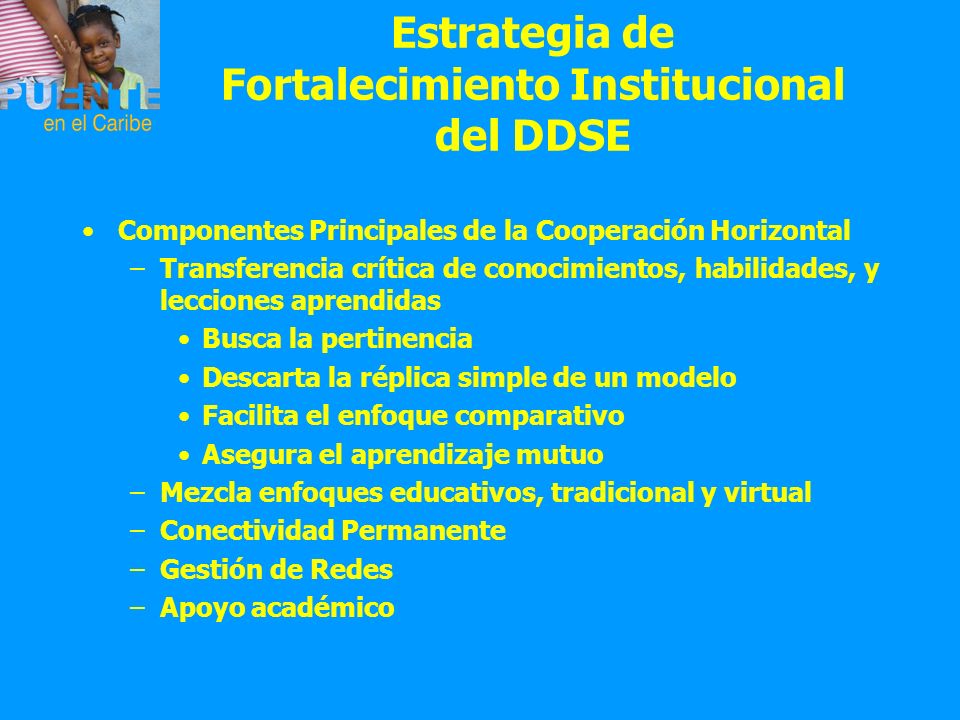 Estrategia de Fortalecimiento Institucional del DDSE