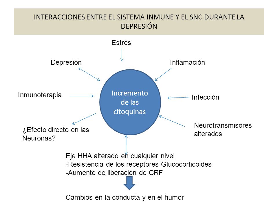 INTERACCIONES ENTRE EL SISTEMA INMUNE Y EL SNC DURANTE LA DEPRESIÓN