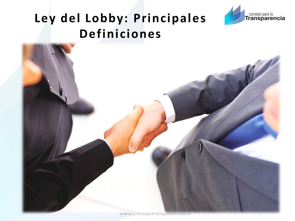 Ley del Lobby: Principales Definiciones