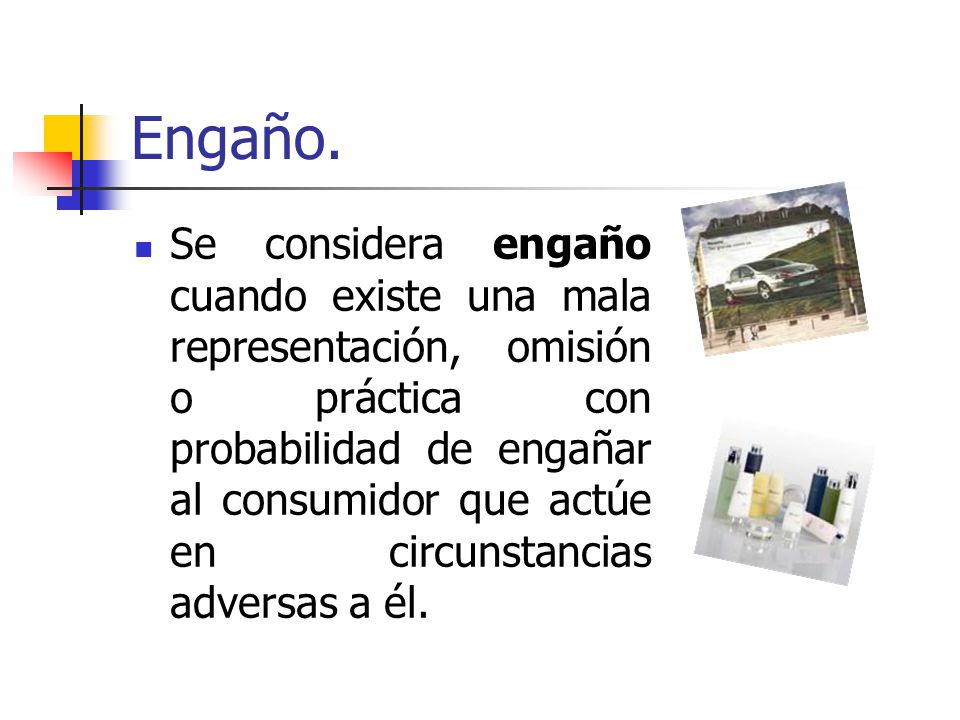 Engaño.