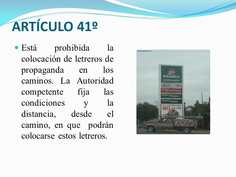 ARTÍCULO 41º