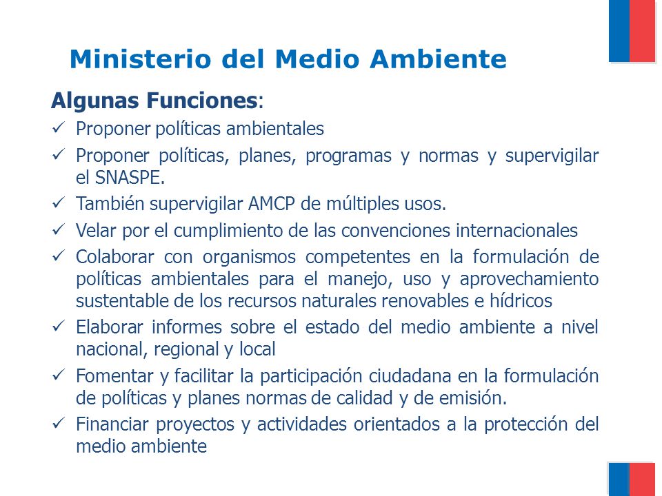 Nueva Institucionalidad Ambiental Chilena - ppt descargar