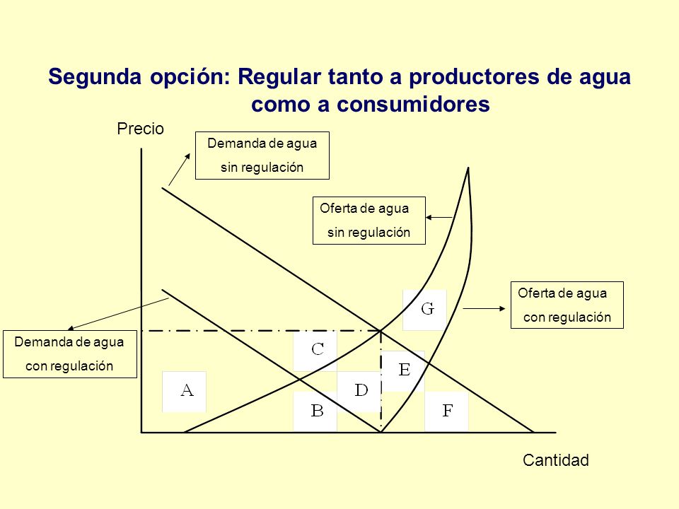 Segunda opción: Regular tanto a productores de agua como a consumidores